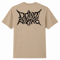 We Don't Stare Thorn Logo Graphic Tee – Sand, Short Sleeve, Unisex